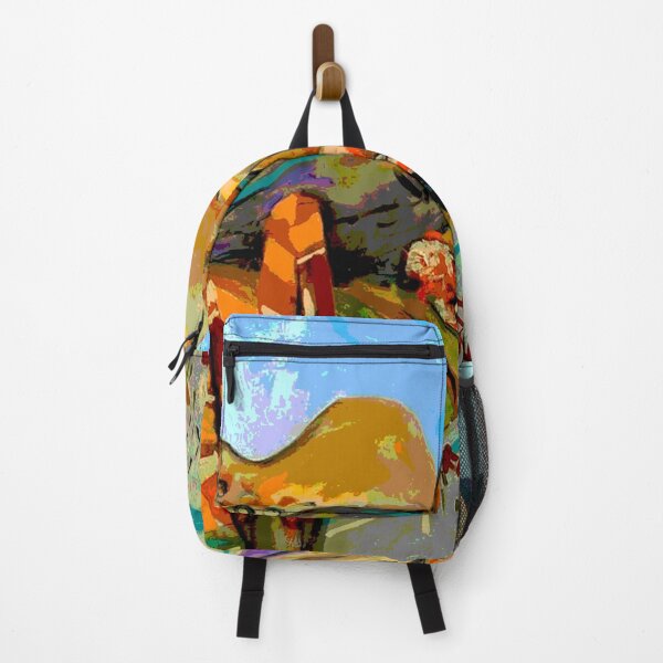 Item preview, Original art Colourful landscape 2 designed and sold by SueHolmArt.