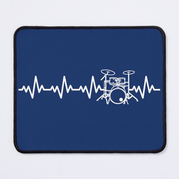 Item preview, Drums Heartbeat Drummer Pulse Line Drumming Percussion Gifts  designed and sold by alenaz.