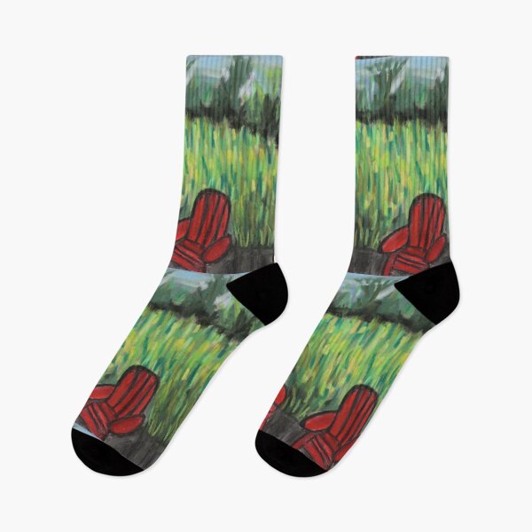 Item preview, Muskoka Gravenhurst impressionistic pastel designed and sold by LadyCottonTail.