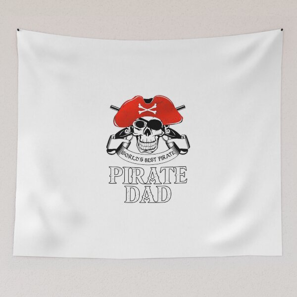 Item preview, Mens Pirate Dad  Worlds Best Pirate designed and sold by JoshSchultz.