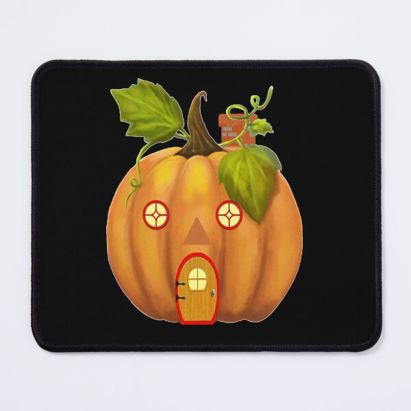 Item preview, pumpkin house - enchanting fall designed and sold by Jessi-Sketches.