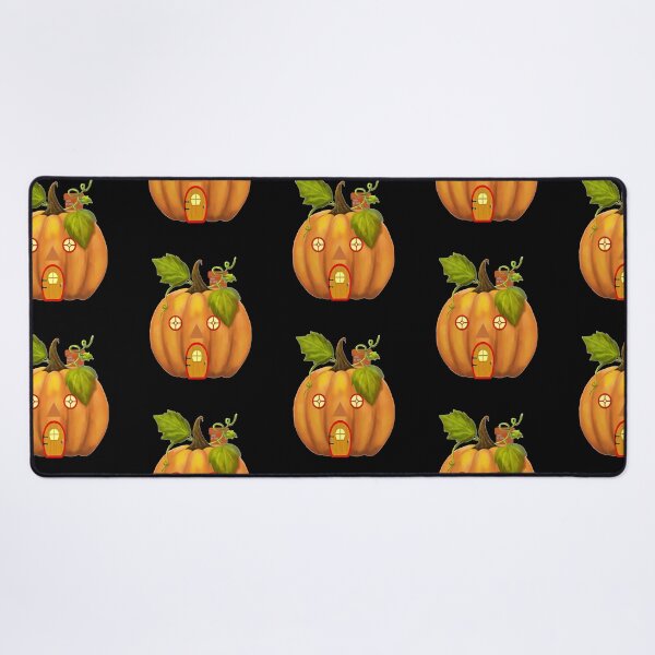 Item preview, pumpkin house - enchanting fall designed and sold by Jessi-Sketches.