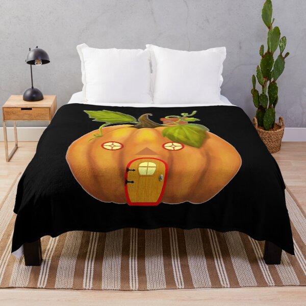 Item preview, pumpkin house - enchanting fall designed and sold by Jessi-Sketches.