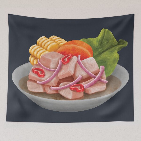 Item preview, Ceviche With Sweet Potato and Corn designed and sold by Alicia Chee.