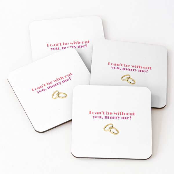 Item preview, Marry me  designed and sold by quotefactory.