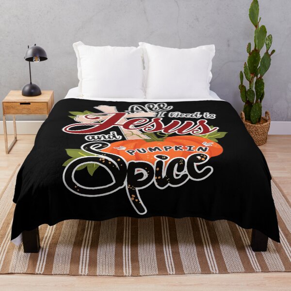 Item preview, All I Need is Jesus and Pumpkin Funny Graphic designed and sold by CourtneySonner.