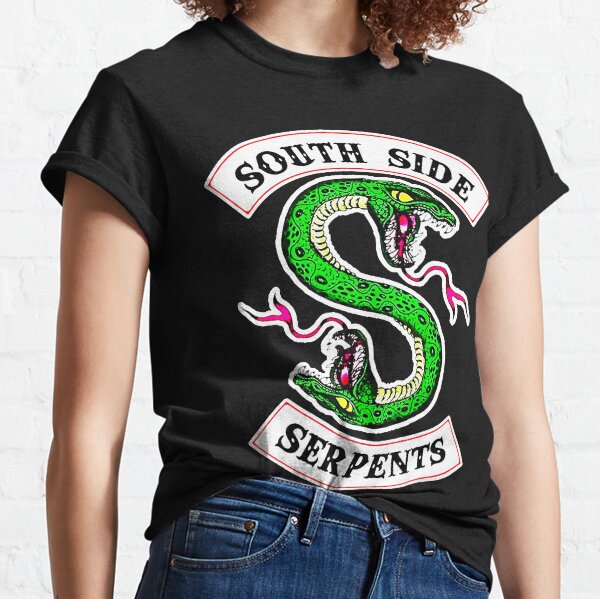 South Side Serpents Kids Boys T-Shirt Archie Snake Biker Mc Club Riverdale FP 