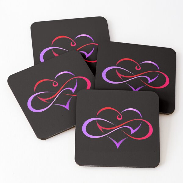 Item preview, Infinity Symbol Love Polyamory Heart Romantic Sign designed and sold by Hanna Kovalchuk.