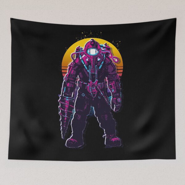 Item preview, Big Daddy - Bioshock *80s retro* designed and sold by MyRetroArt.