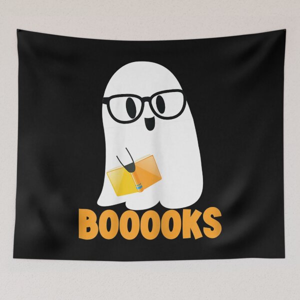 Item preview, Ghost Booooks Halloween Boo teacher and kids Reading books  designed and sold by CuthbertShop.