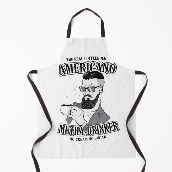 Item preview, Americano Mutha Drinker ( Just Black No Sugar No Cream ) designed and sold by WULFLAND ARTS.