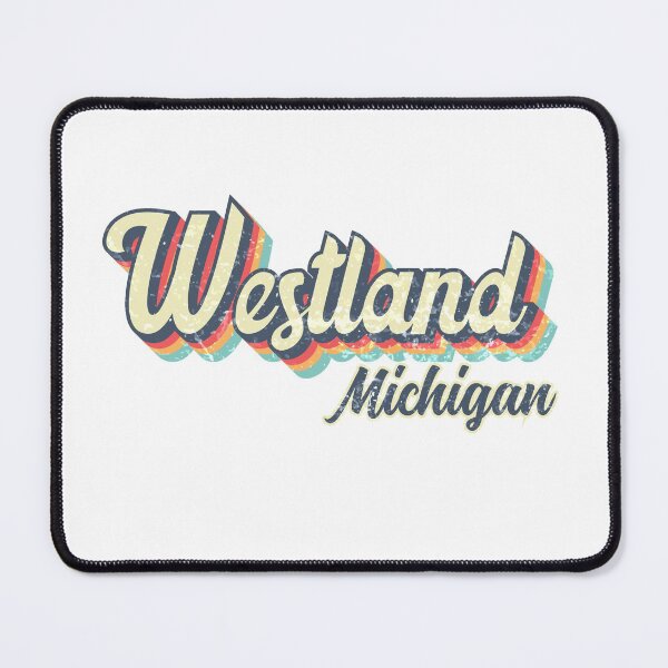 Item preview, Westland City Michigan Retro Vintage 70s rainbow designed and sold by Teelogic.