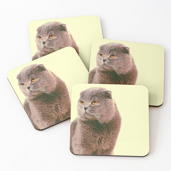 Item preview, Сolor print British shorthair cat designed and sold by artdragongift 15.