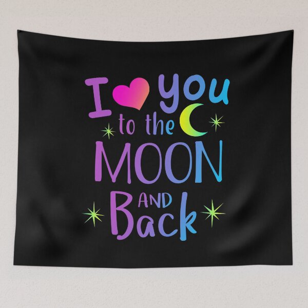 Item preview, I Love You To The Moon And Back Romantic Newlyweds designed and sold by Hanna Kovalchuk.
