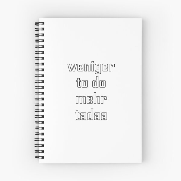 Artikelvorschau, Weniger to do - Noch mehr tadaa | schwarz entworfen und verkauft von paIMAGES.