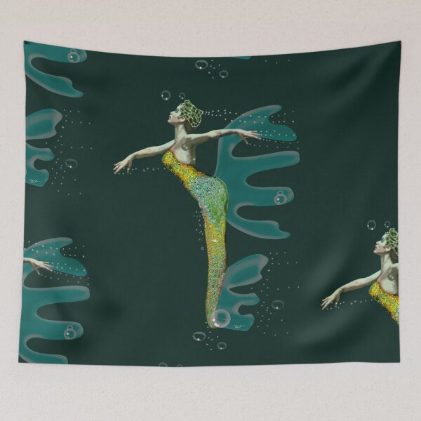 Item preview, Water Dance Deep Blue Sea designed and sold by artistdiat.