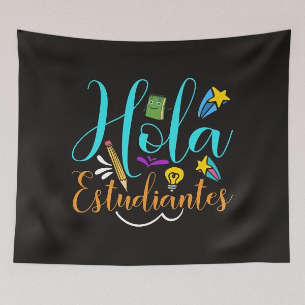 Item preview, HOLA ESTUDIANTES designed and sold by Luckydoe1.