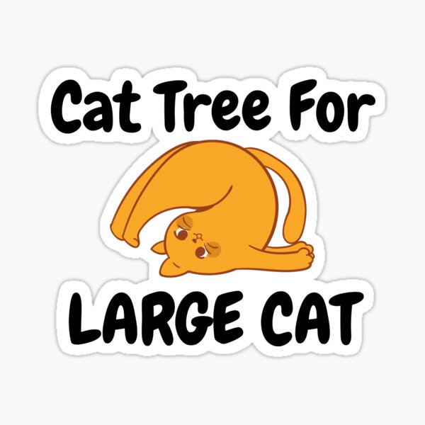 cat-tree-for-large-cat-sticker-for-sale-by-tnwbank-redbubble