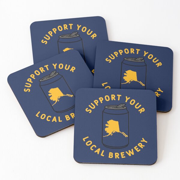 Item preview, Support Your Local Brewery Alaska designed and sold by fearcity.