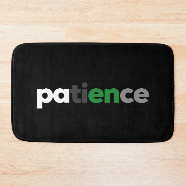 Item preview, Have Patience. Demiromantic Pride designed and sold by Subtle Pride Shop.
