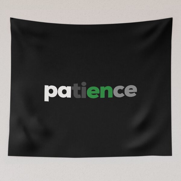 Item preview, Have Patience. Demiromantic Pride designed and sold by Subtle Pride Shop.