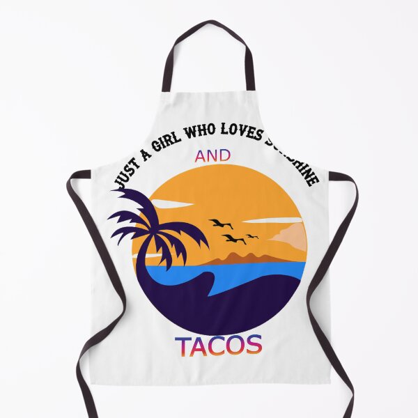 Item preview, JUST A GIRL WHO LOVES SUNSHINE AND TACOS designed and sold by Marakstore.