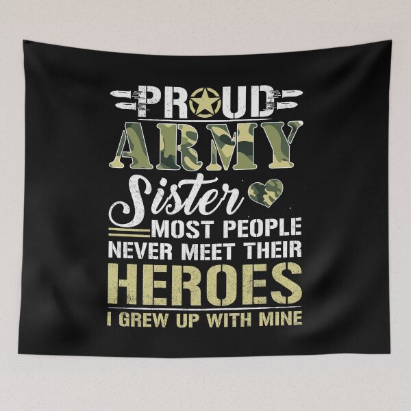 Item preview, Proud Army Sister Gift - Army Sis Veterans Day designed and sold by Simeon	 Dorelus.