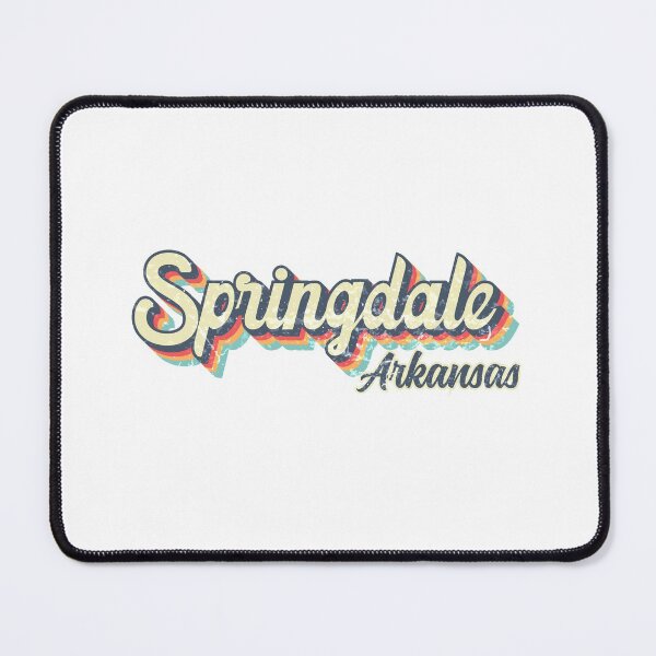 Item preview, Springdale City Arkansas Retro Vintage 70s rainbow designed and sold by Teelogic.