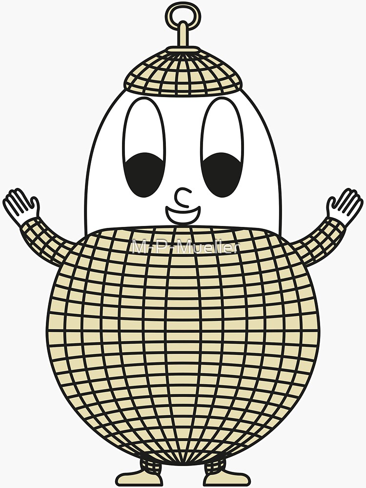 "DiscoBall Egg" Sticker for Sale by MPMueller Redbubble