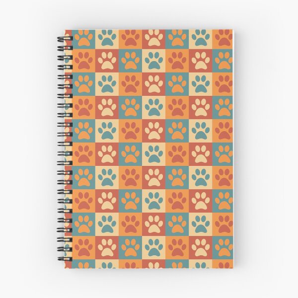 Item preview, Checkered retro dog paw print pattern | Cute Gifts for dog mom, dog dad, dog lover and dog owner  designed and sold by Violet Treasures.