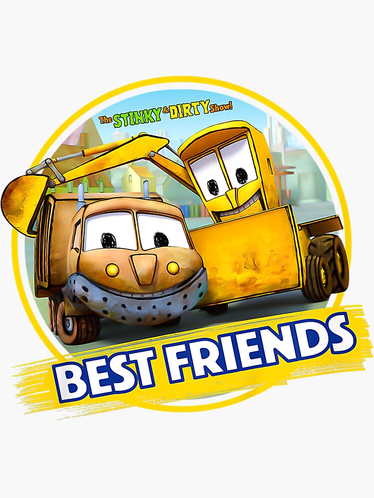 Kids The Stinky and Dirty Show - Best Friends Sticker for Sale by AlataMi