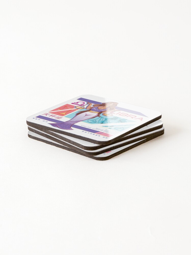 Thumbnail 4 of 5, Coasters (Set of 4), Libra designed and sold by Rizarkov.