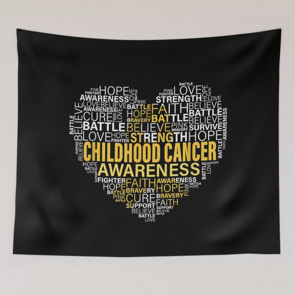 Item preview, Childhood Cancer Awareness Hope Support Strong Warrior  designed and sold by DaiShop.