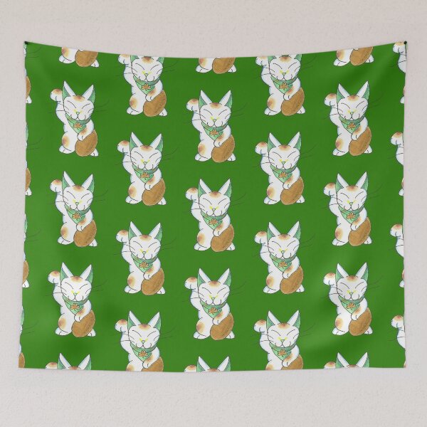 Item preview, Shamrock Neko designed and sold by KOKeefeArt.