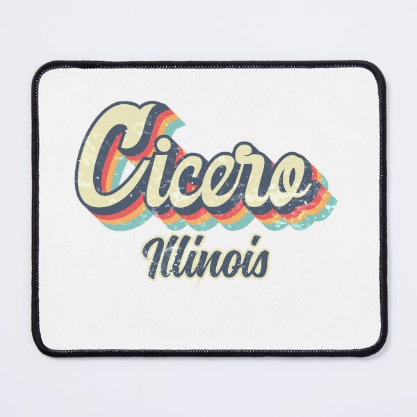 Item preview, Cicero City Illinois Retro Vintage 70s rainbow designed and sold by Teelogic.