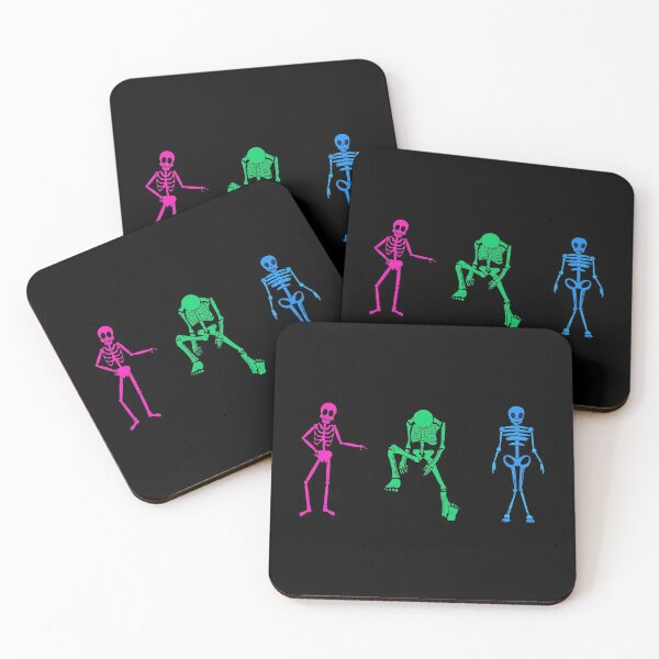 Item preview, Poly Halloween Skeletons. Polysexual Pride designed and sold by Subtle Pride Shop.