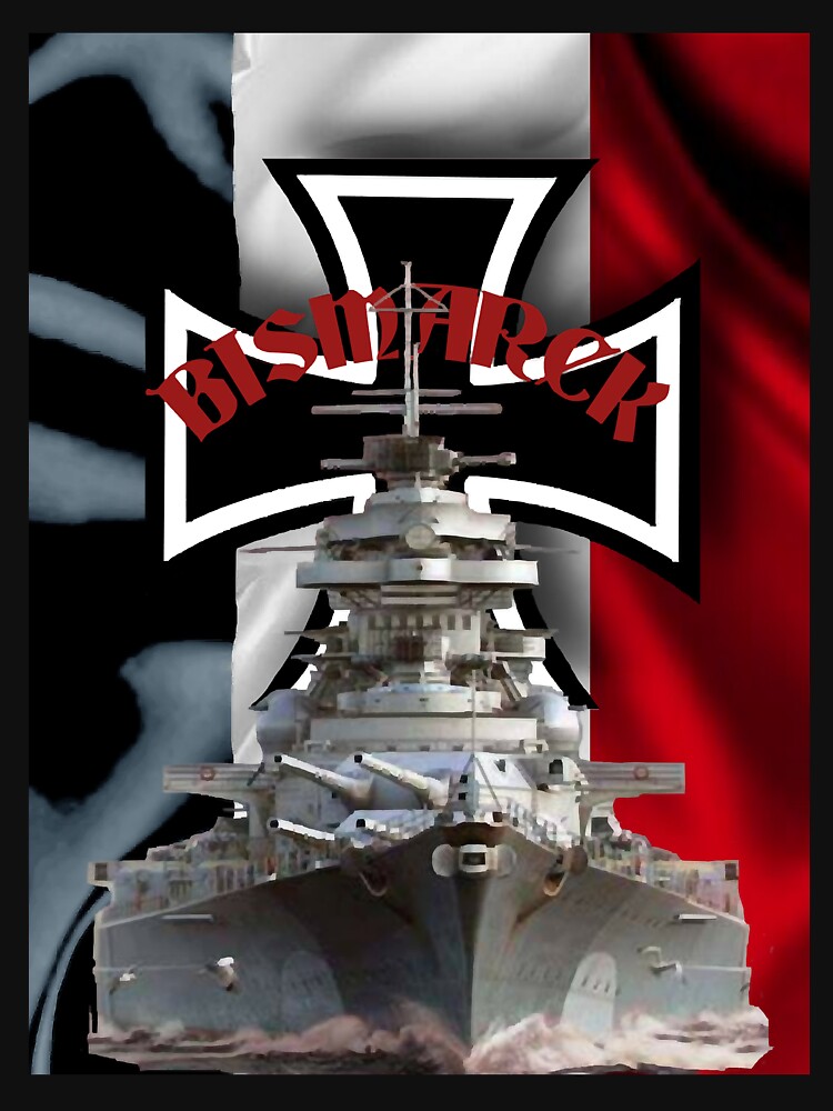 Disover German battleship BISMARCK | Active T-Shirt 