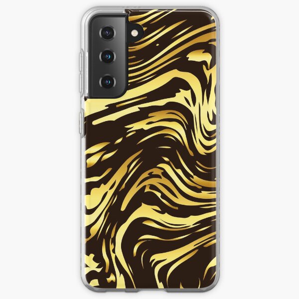 Shiny golden marble texture Samsung Galaxy Soft Case