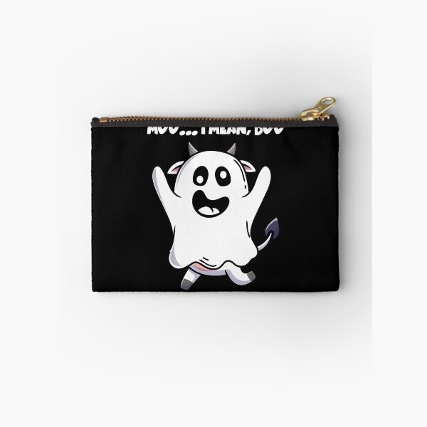 Item preview, Ghost Cow Moo I Mean Boo cut Halloween Cow designed and sold by gregorylbond.