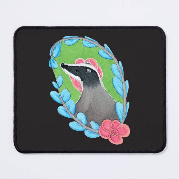 Item preview, Floral Badger (BB) designed and sold by MBsWorkshop.