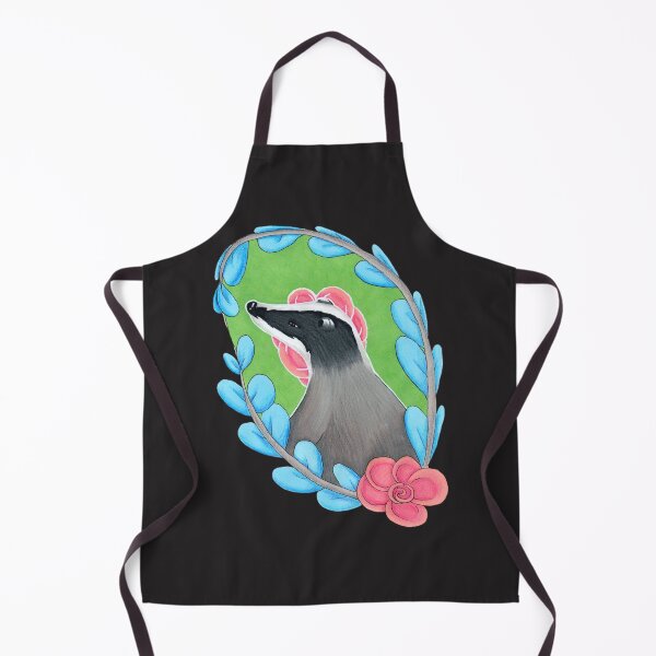 Item preview, Floral Badger (BB) designed and sold by MBsWorkshop.