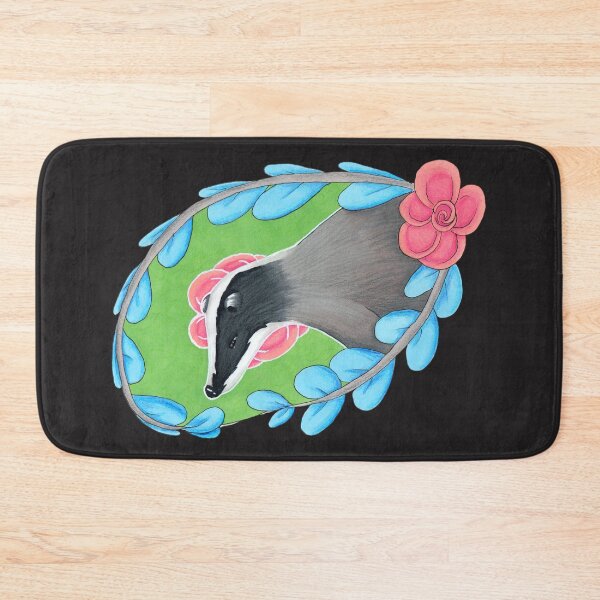 Item preview, Floral Badger (BB) designed and sold by MBsWorkshop.