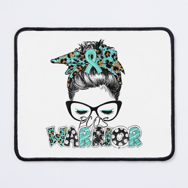 Item preview, Messy Bun PCOS Polycystic Ovarian Syndrome Awareness Month  designed and sold by DieterShop.