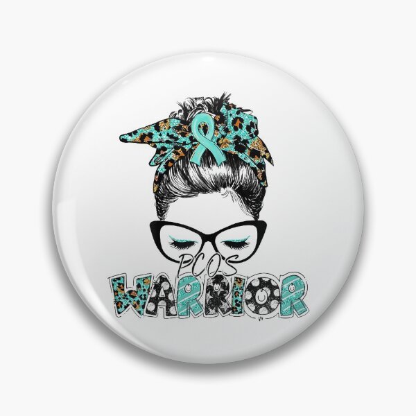 Item preview, Messy Bun PCOS Polycystic Ovarian Syndrome Awareness Month  designed and sold by DieterShop.