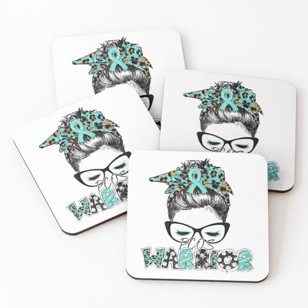 Item preview, Messy Bun PCOS Polycystic Ovarian Syndrome Awareness Month  designed and sold by DieterShop.