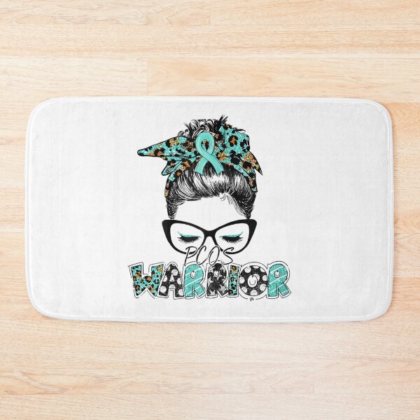 Item preview, Messy Bun PCOS Polycystic Ovarian Syndrome Awareness Month  designed and sold by DieterShop.