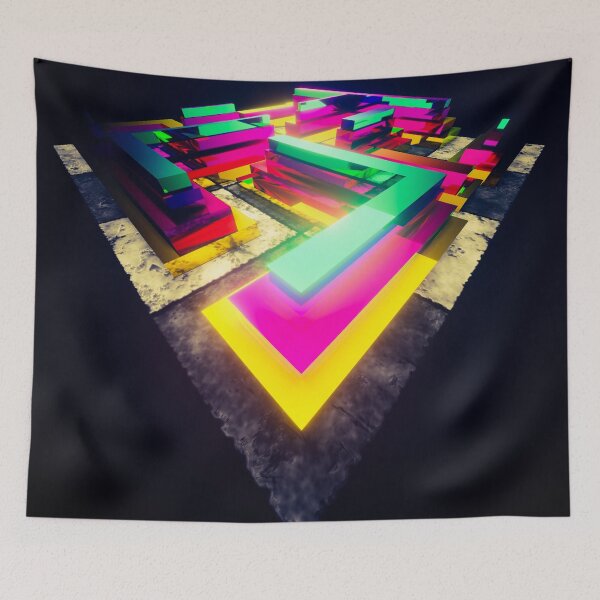 Item preview, Neon Color Labyrinth designed and sold by JeebieRiver.