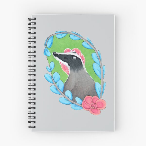 Item preview, Floral Badger (GB) designed and sold by MBsWorkshop.