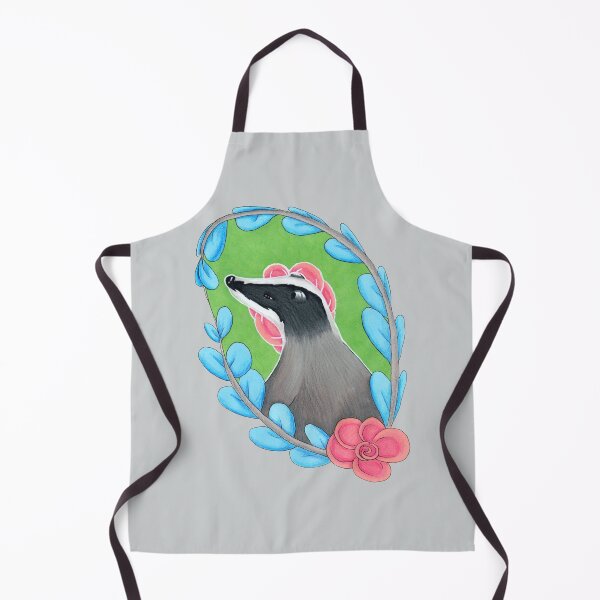 Item preview, Floral Badger (GB) designed and sold by MBsWorkshop.