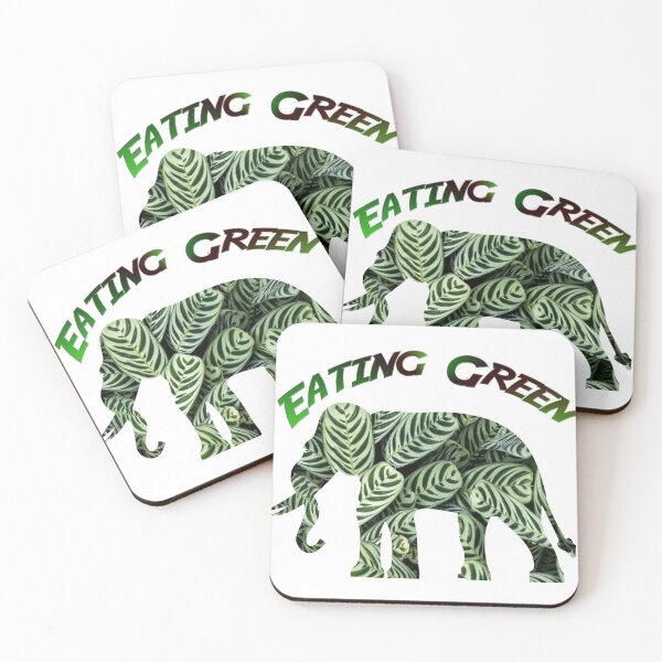 Item preview, Elephant eating green designed and sold by aither81.